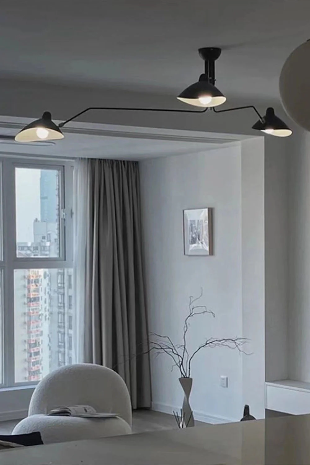 3 Arm Ceiling Light - Image 13