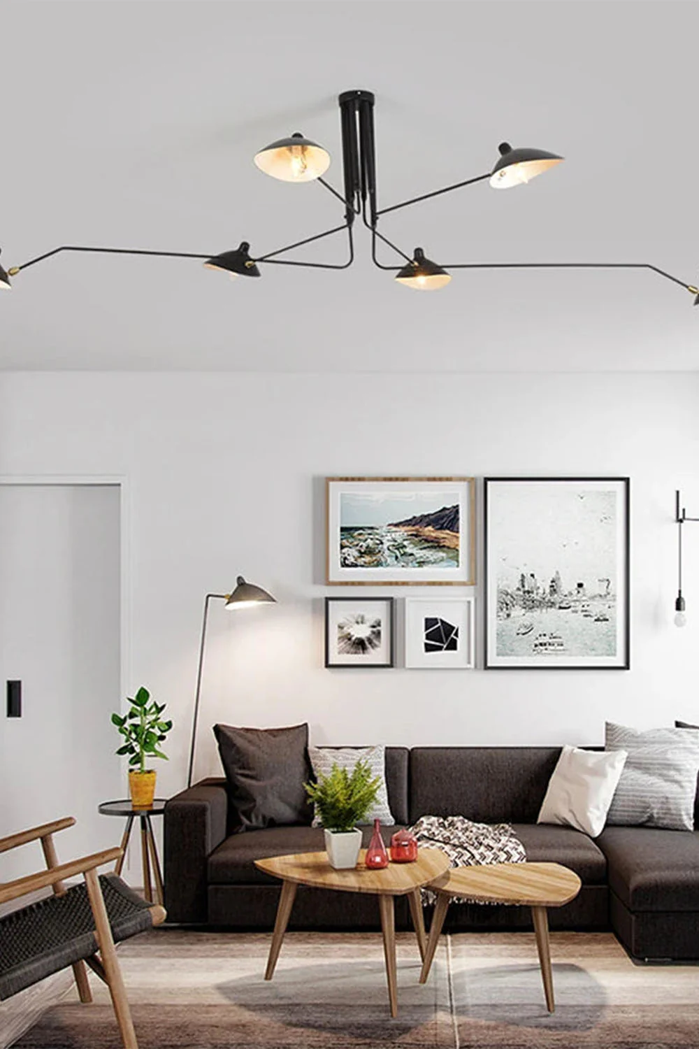 3 Arm Ceiling Light - Image 18