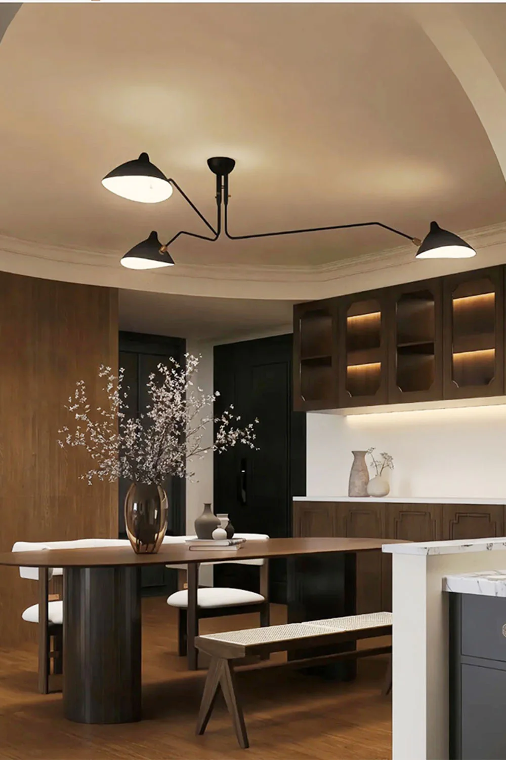 3 Arm Ceiling Light - Image 2