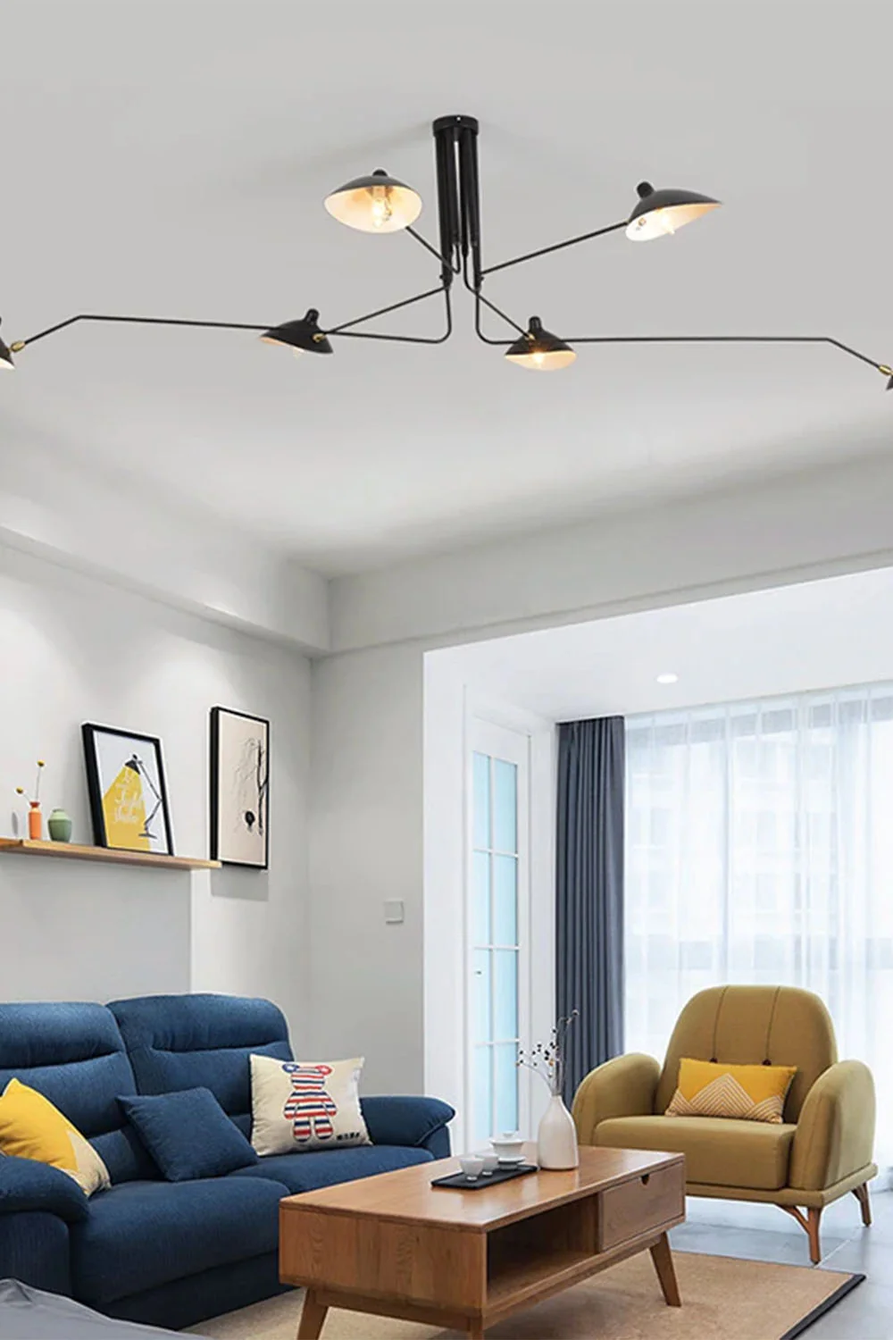 3 Arm Ceiling Light - Image 22