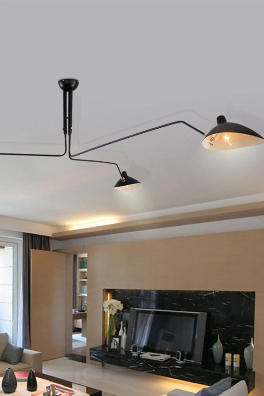 3 Arm Ceiling Light - Image 26