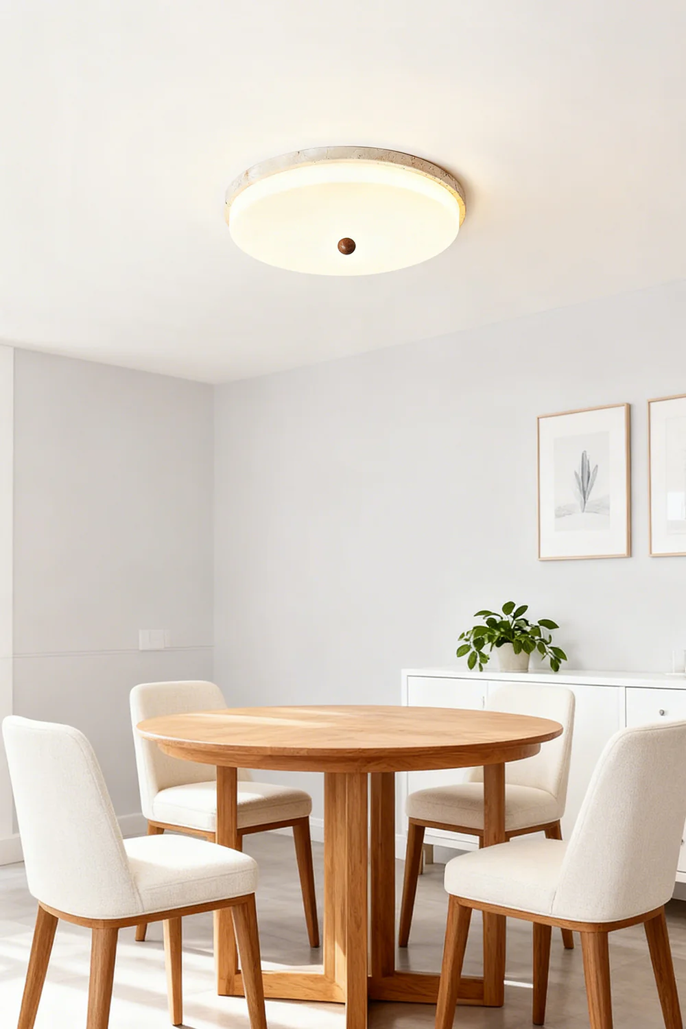Aeon Travertine Globe Ceiling Light - Image 11