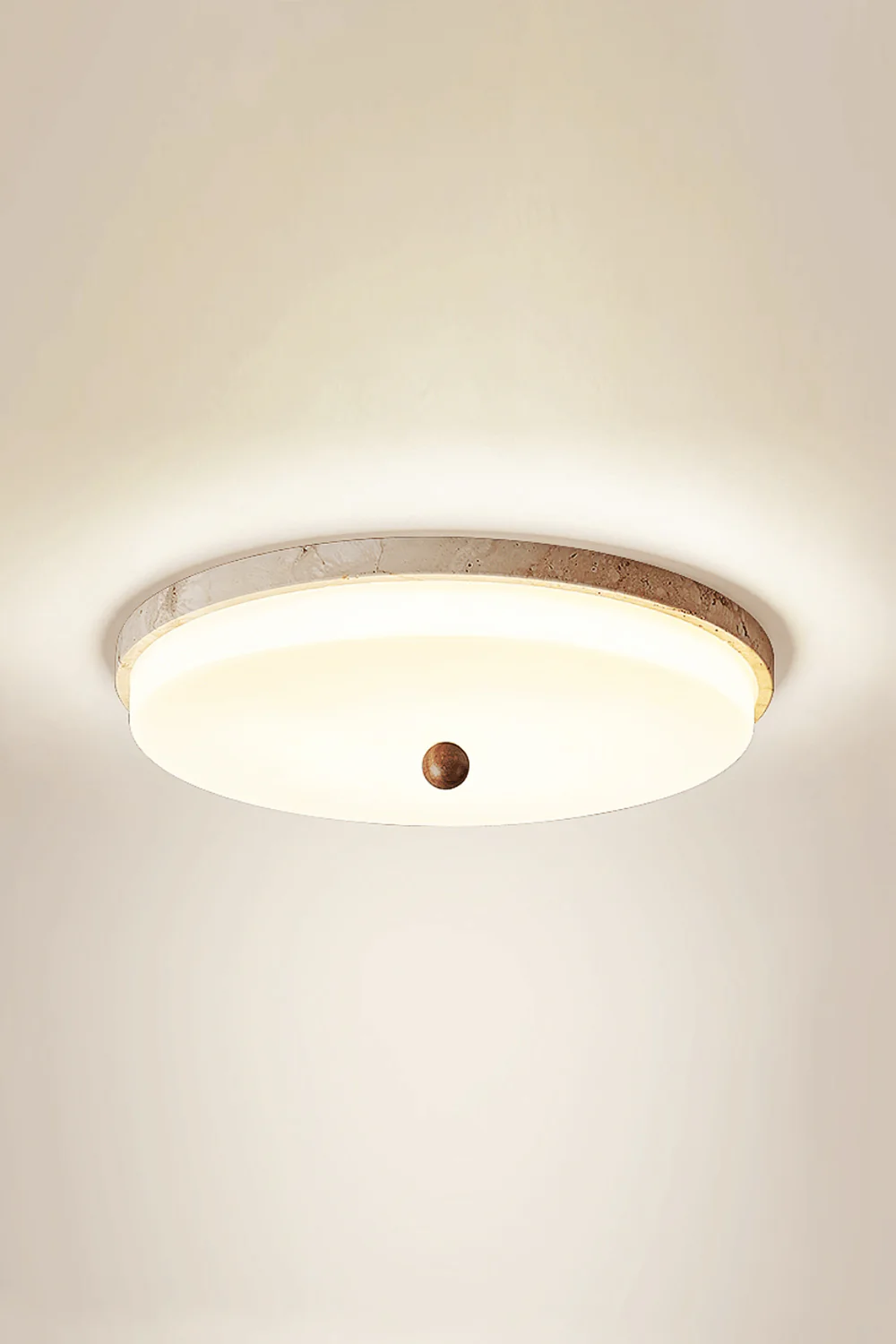 Aeon Travertine Globe Ceiling Light - Image 12