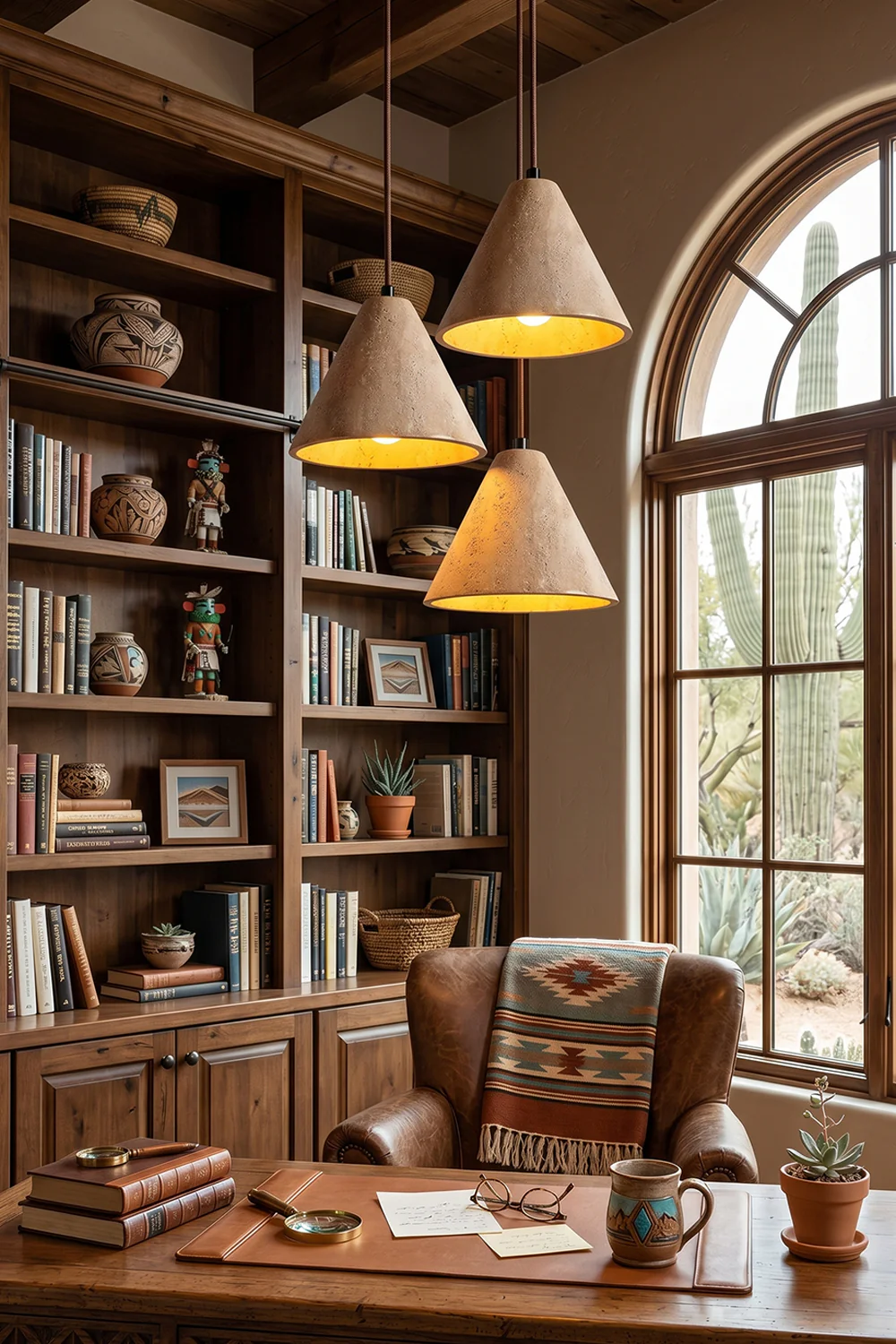 Aethel Core Travertine Pendant Light - Image 2