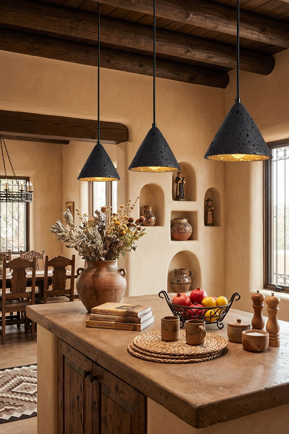 Aethel Core Travertine Pendant Light - Image 5
