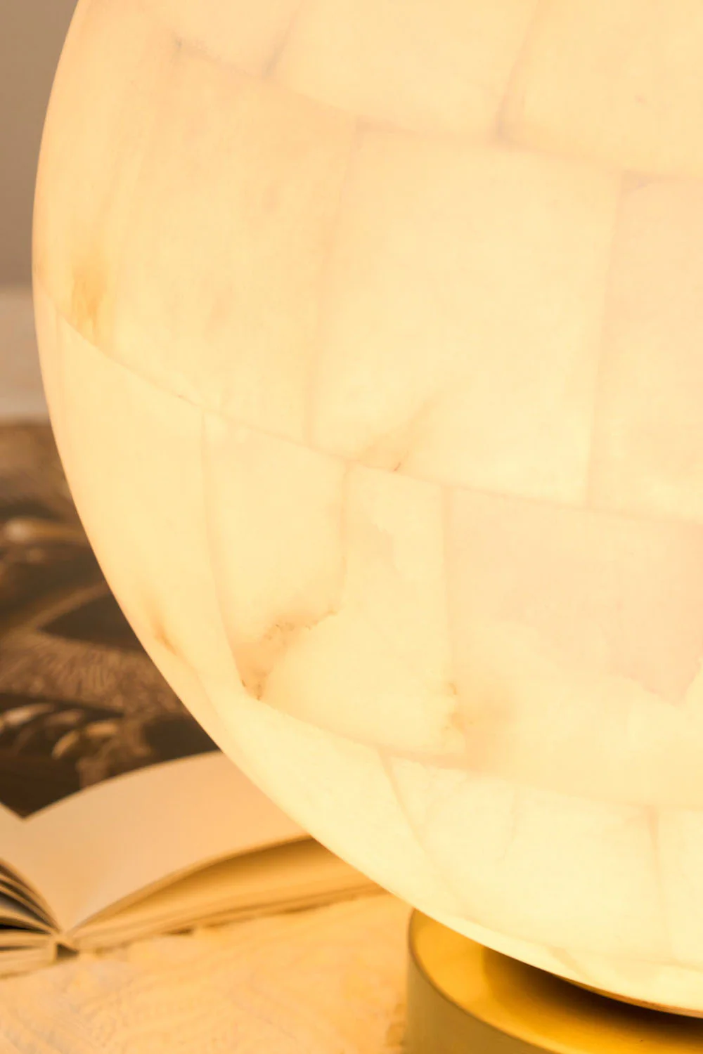 Alabaster Ball Table Lamp - Image 15