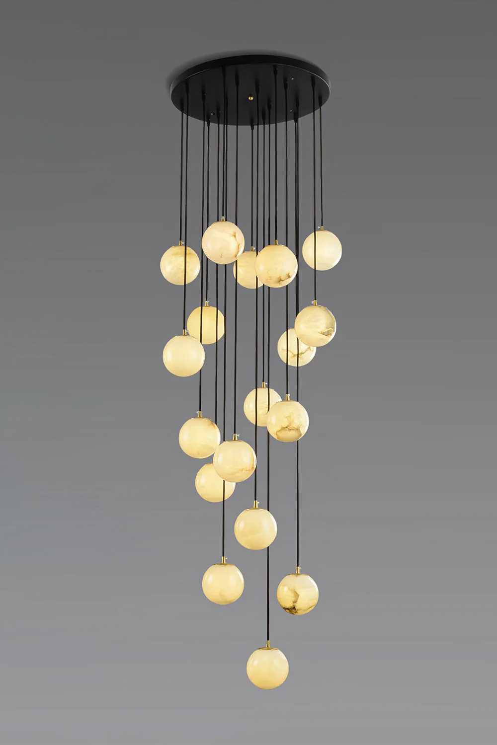 Alabaster Balls Cluster Chandelier - Image 21