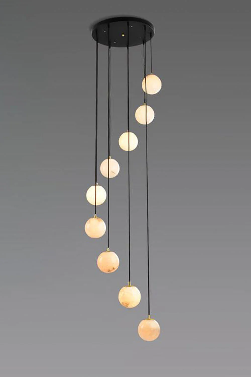 Alabaster Balls Cluster Chandelier - Image 24