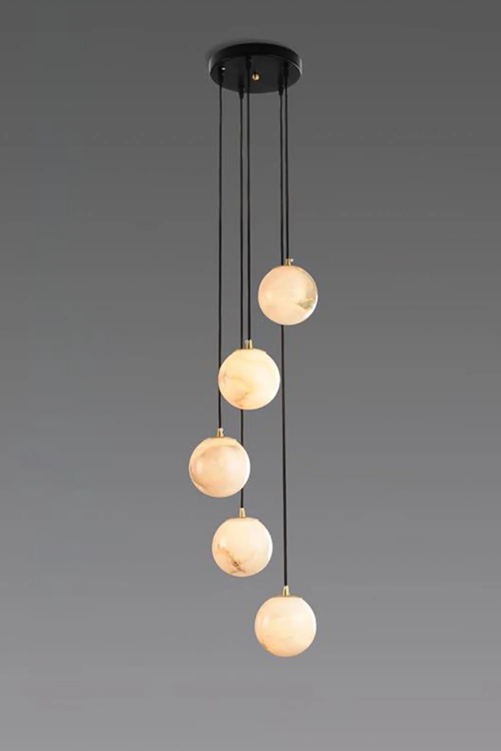 Alabaster Balls Cluster Chandelier - Image 26