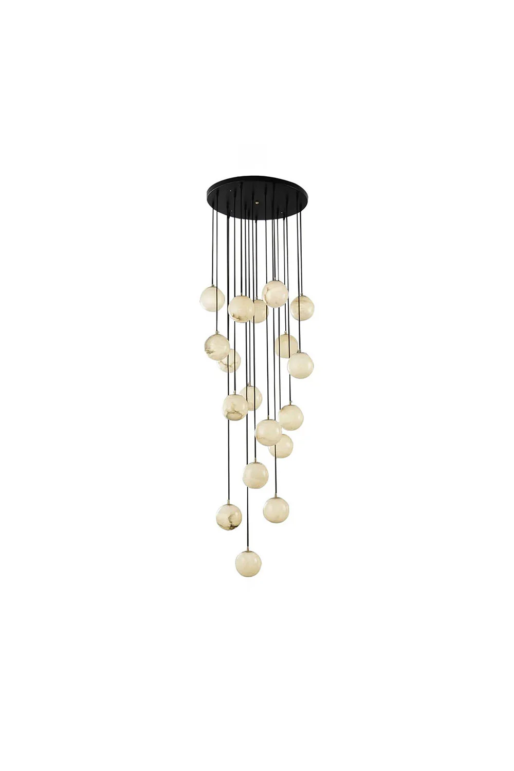 Alabaster Balls Cluster Chandelier - Image 29