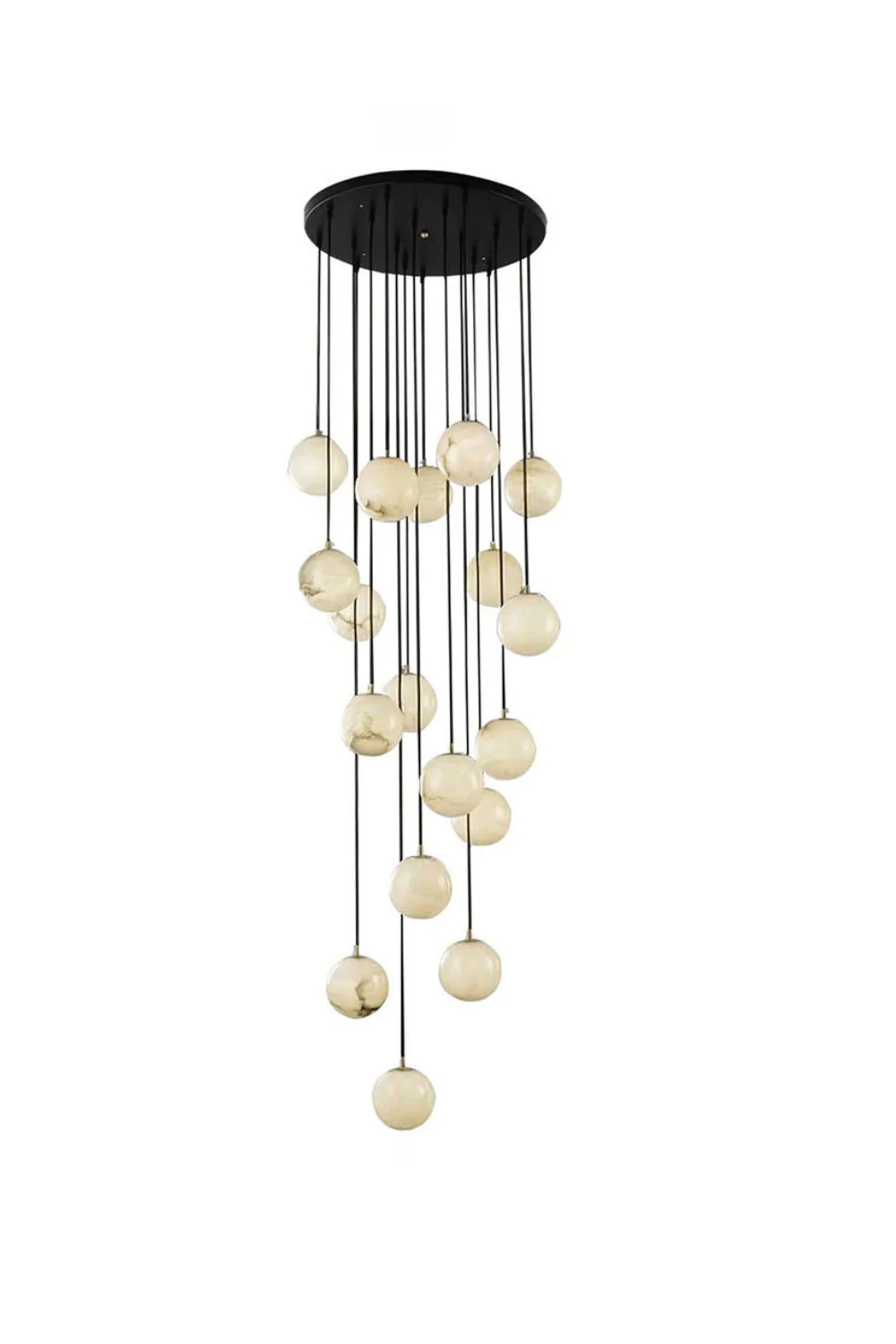 Alabaster Balls Cluster Chandelier - Image 30