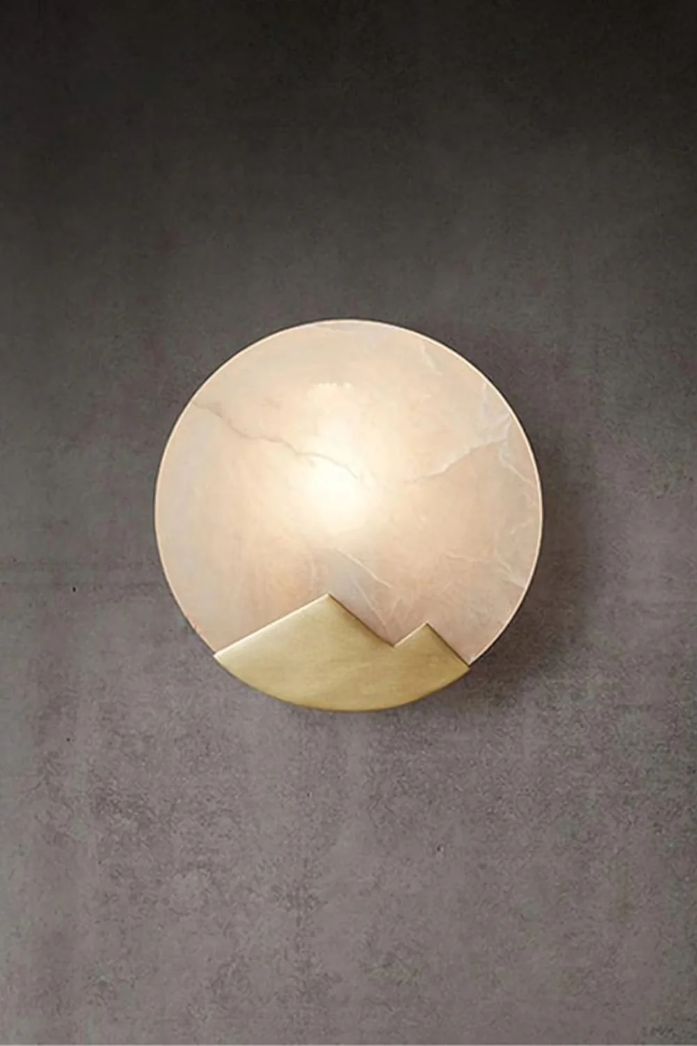 Alabaster Brass Wall Light - Image 19