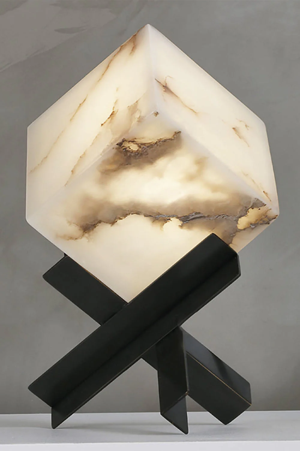 Alabaster Cubic Table Lamp - Image 20