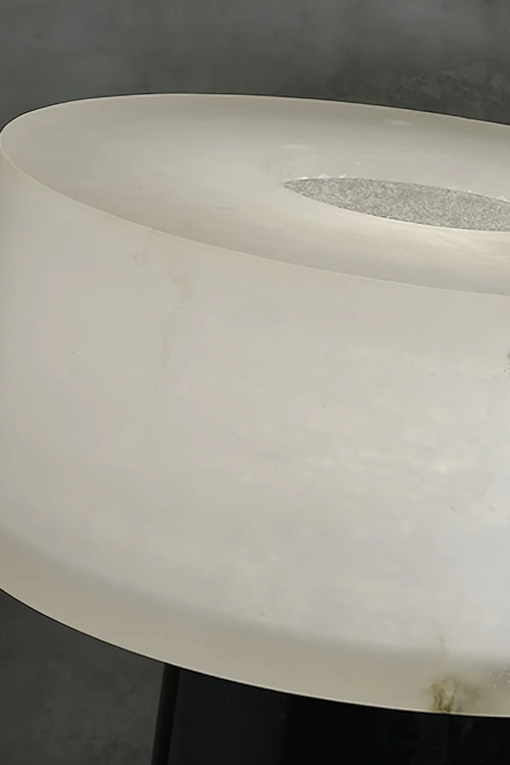 Alabaster Cylindrical Table Lamp - Image 14
