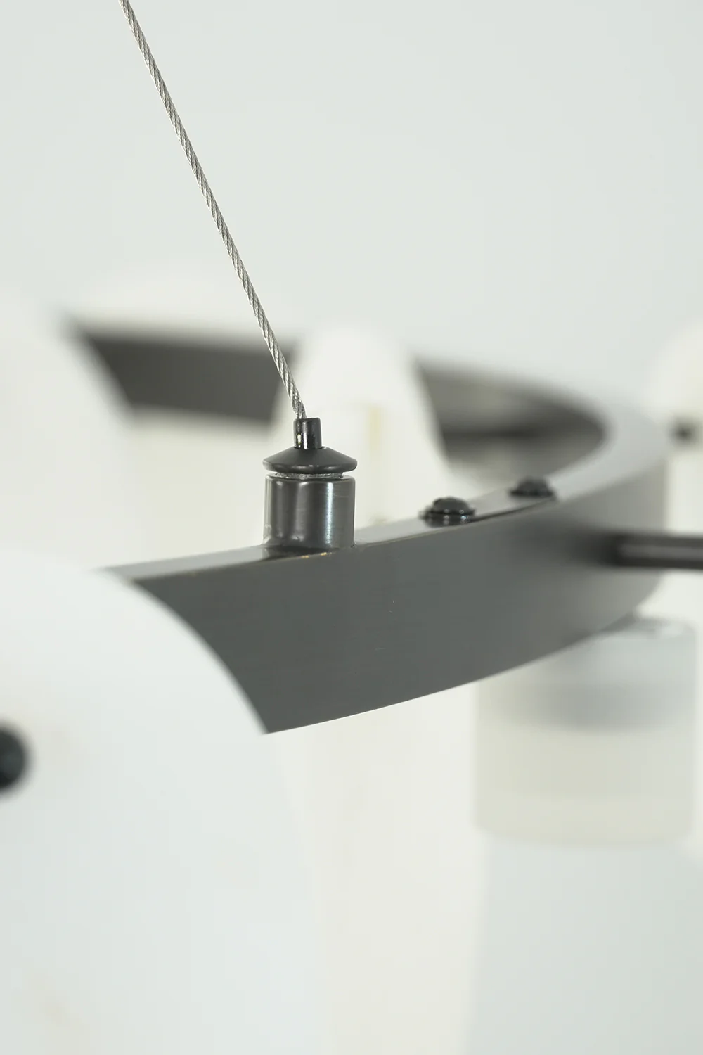 Alabaster Disc Ring Chandelier - Image 19