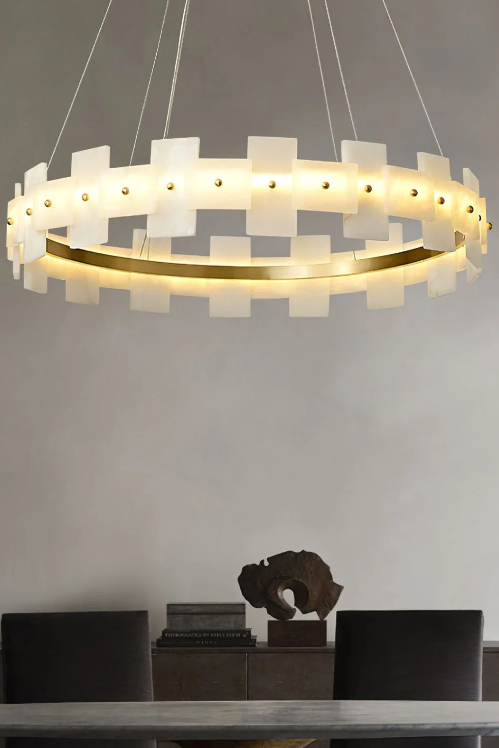 Alabaster Halo Chandelier - Image 15