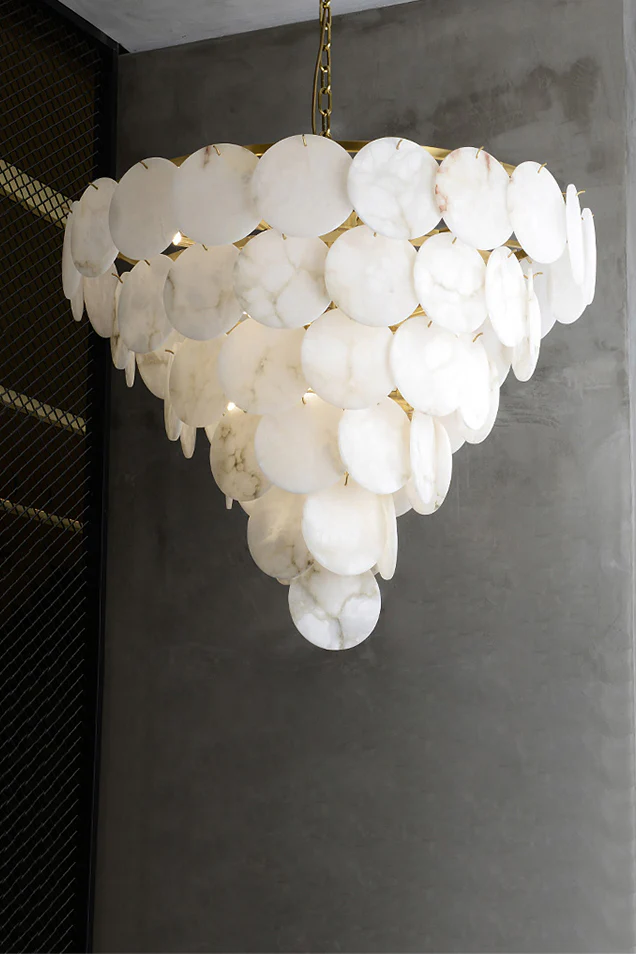 Alabaster Magnolia Chandelier - Image 8