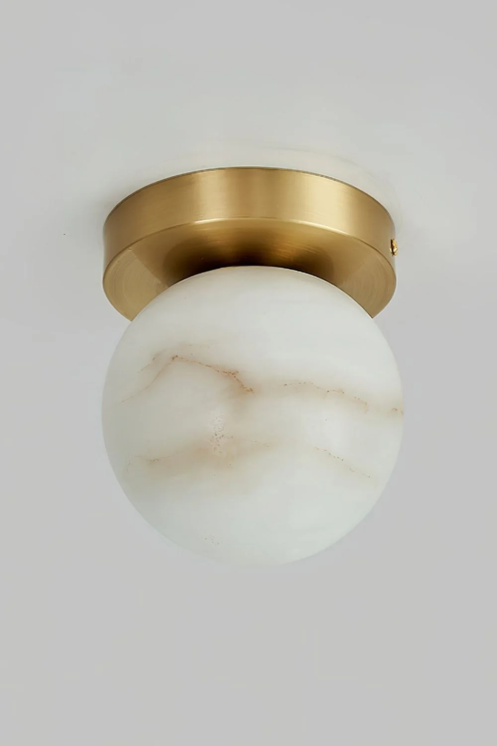 Alabaster Melange Brass Ceiling Light - Image 14