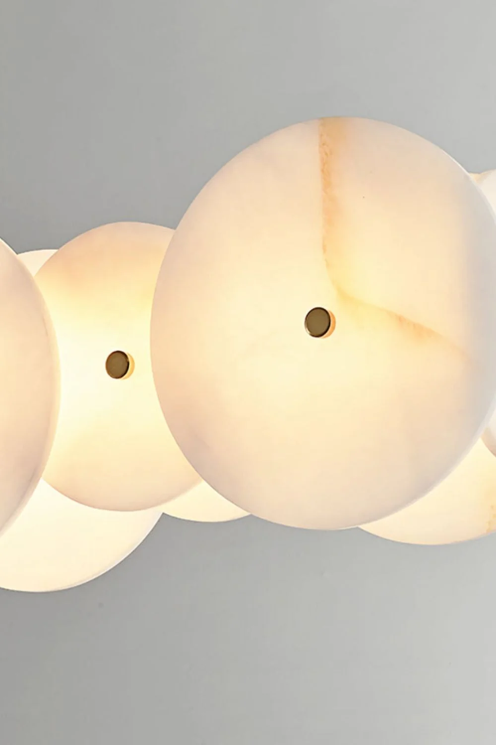 Alabaster Multiple Round Chandelier - Image 16
