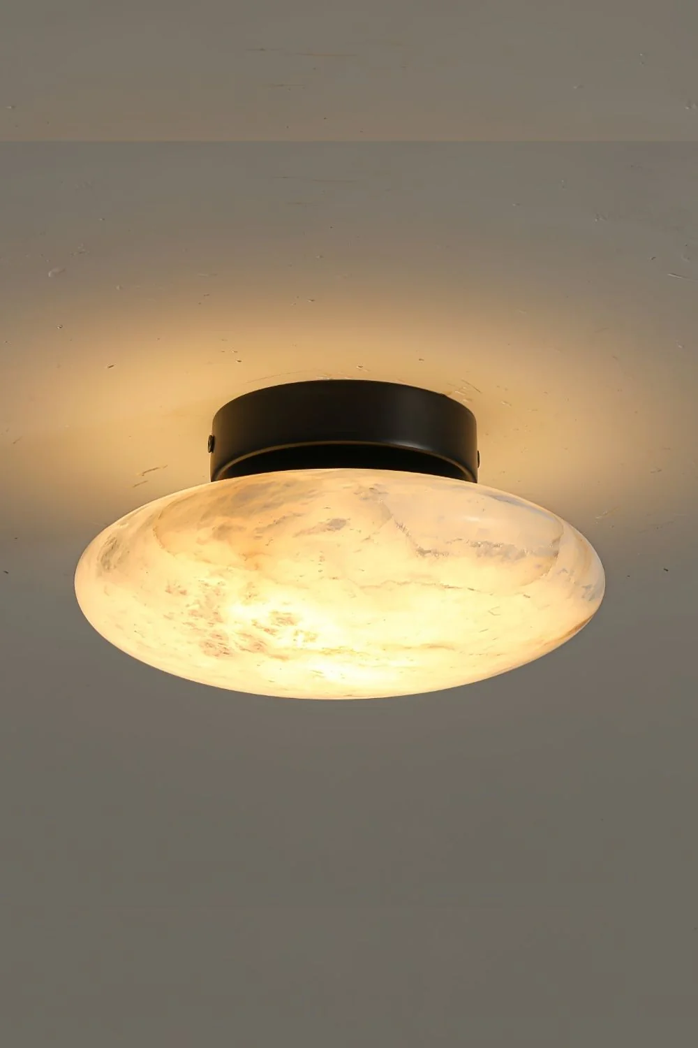 Alabaster Oval Ceiling Lamp - Image 25