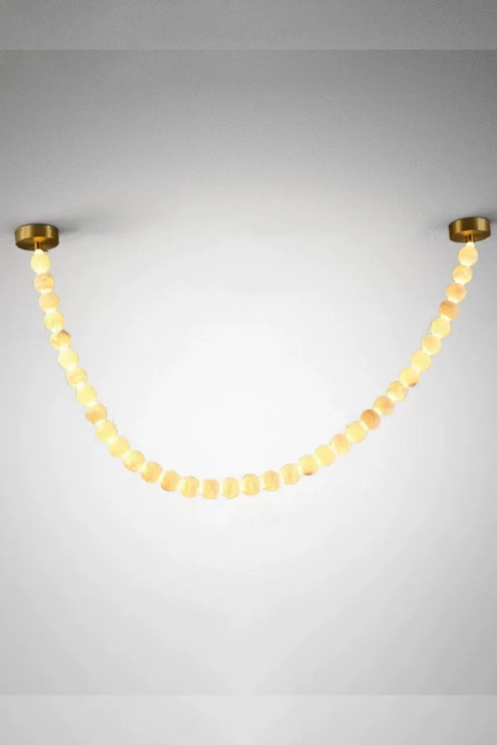 Alabaster Pearl Necklace Chandelier - Image 31