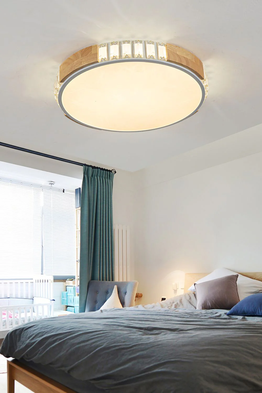 Wooden Alta Crystal Ceiling Light - Image 14