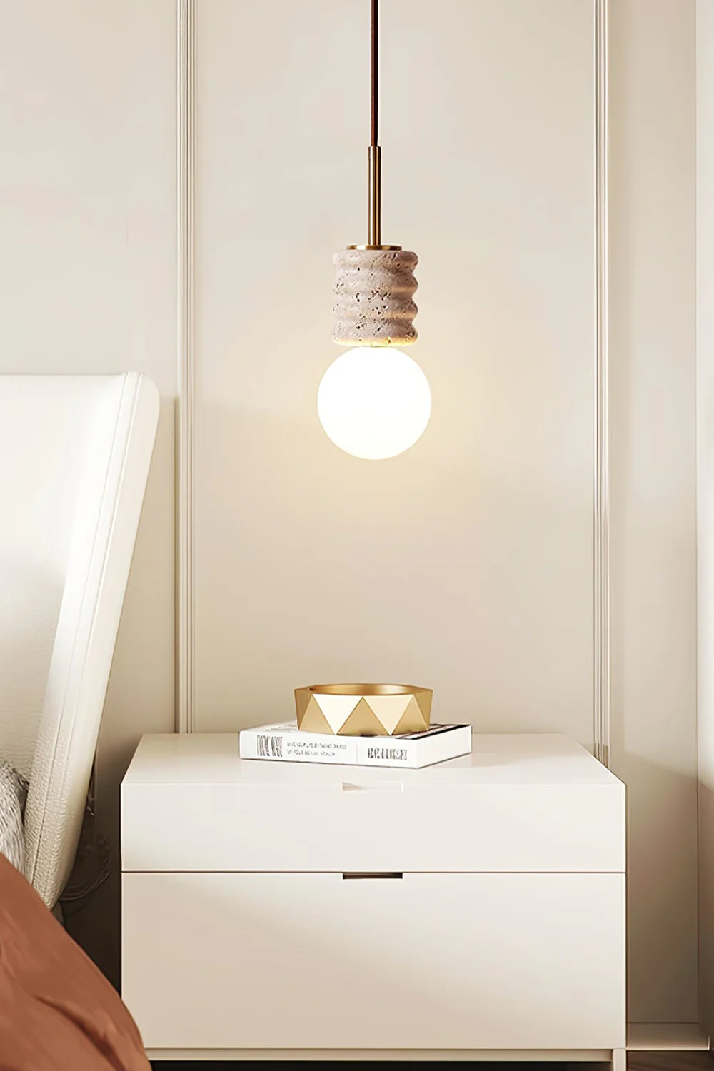 Alvia Travertine Pendant Lamp - Image 6