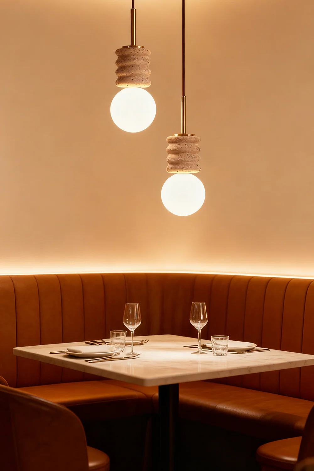 Alvia Travertine Pendant Lamp - Image 8
