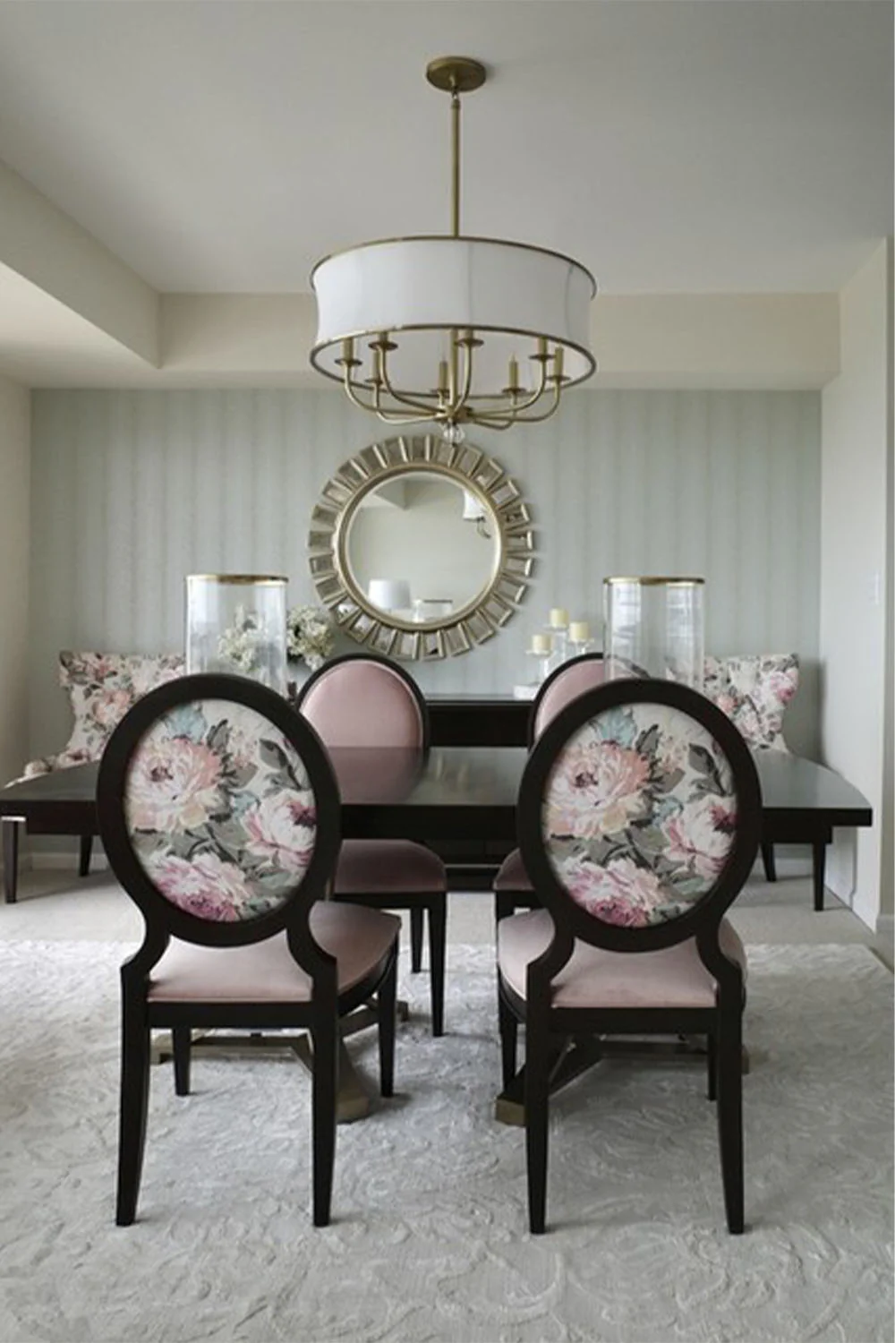 American Brass Simple Chandelier - Image 5