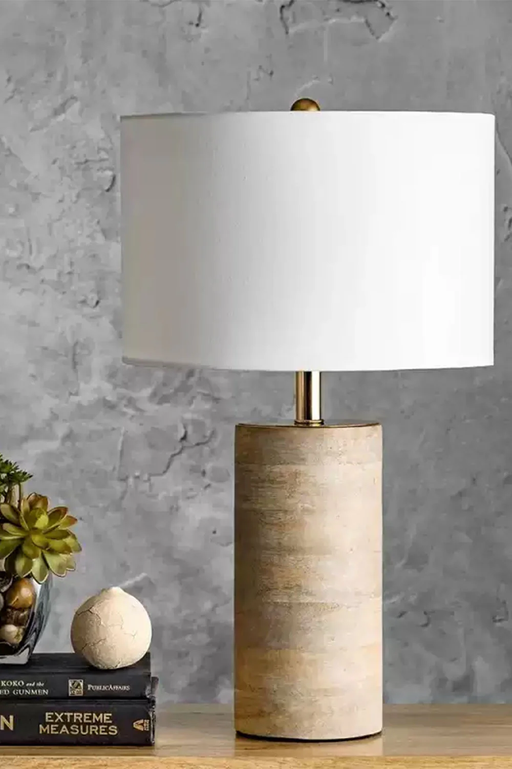 American Simple Solid Wood Table Lamp - Image 4