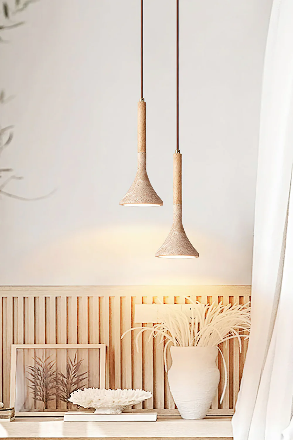 Aplomb Travertine Pendant Lamp - Image 13