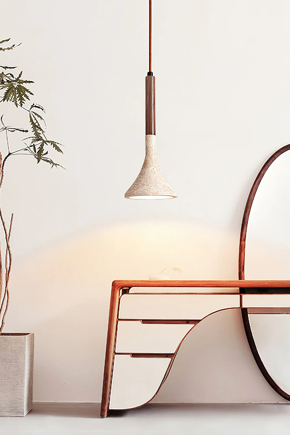 Aplomb Travertine Pendant Lamp - Image 8