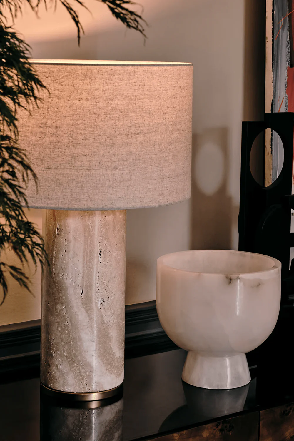 Aria Stone Table Lamp - Image 5