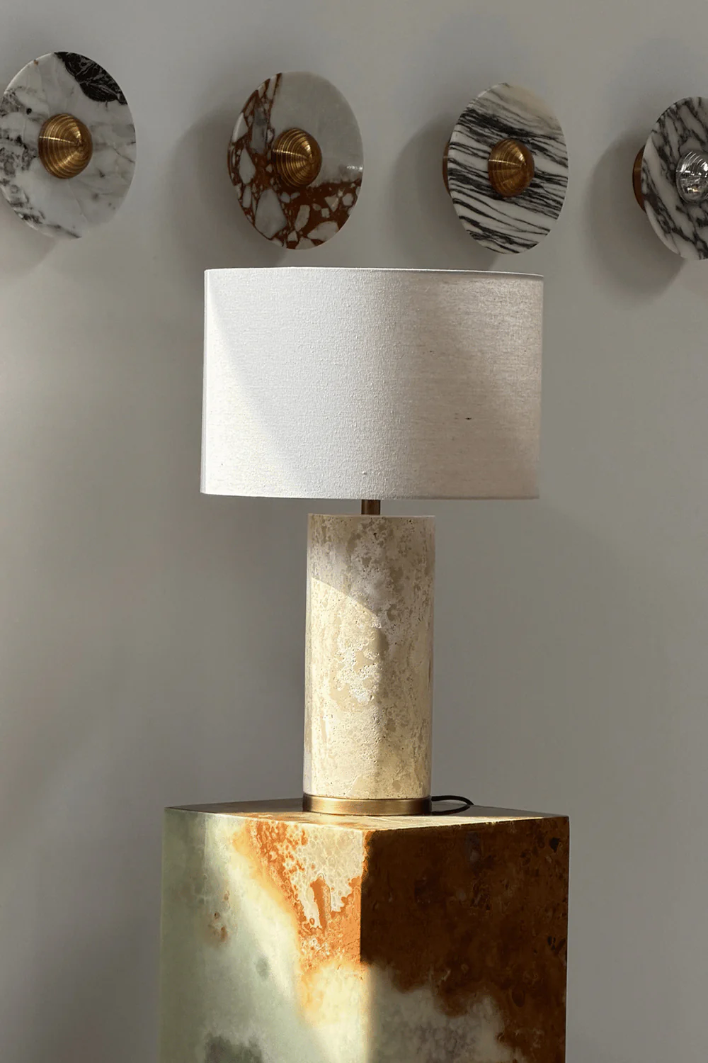 Aria Stone Table Lamp - Image 9