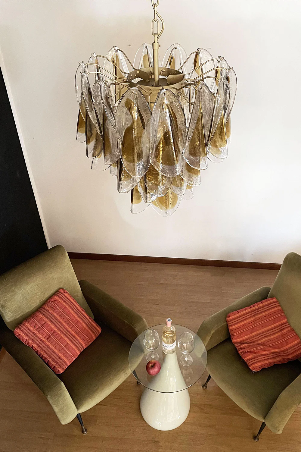 Art Amber  Glass Swallows  Chandelier - Image 12