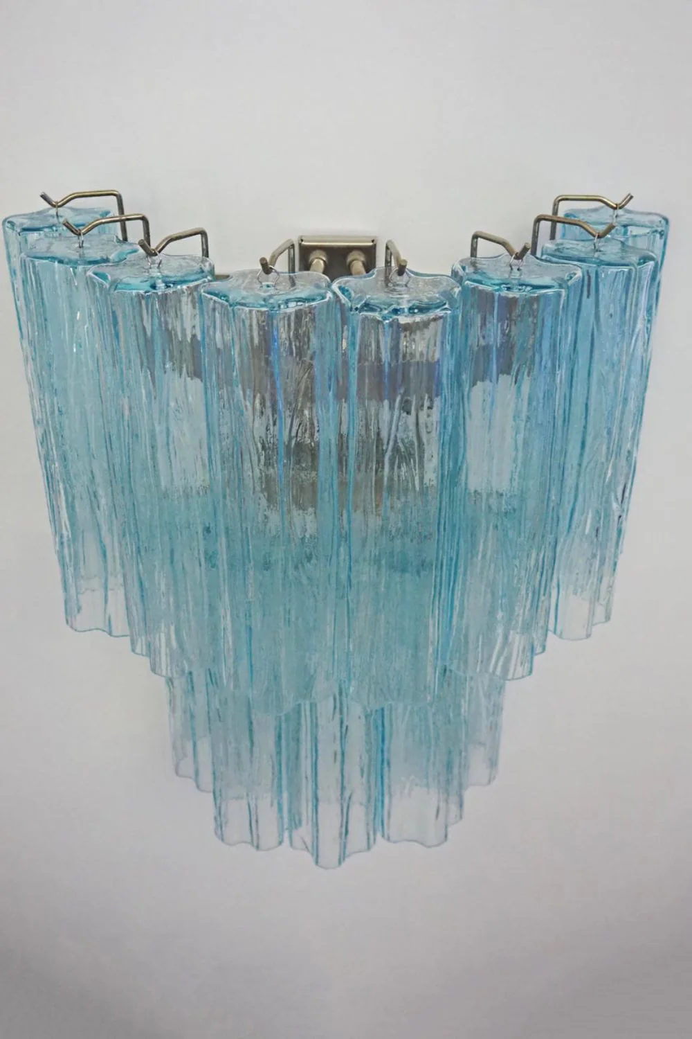 Art Blue Glass Wall Lamp– Tube Design - Image 13