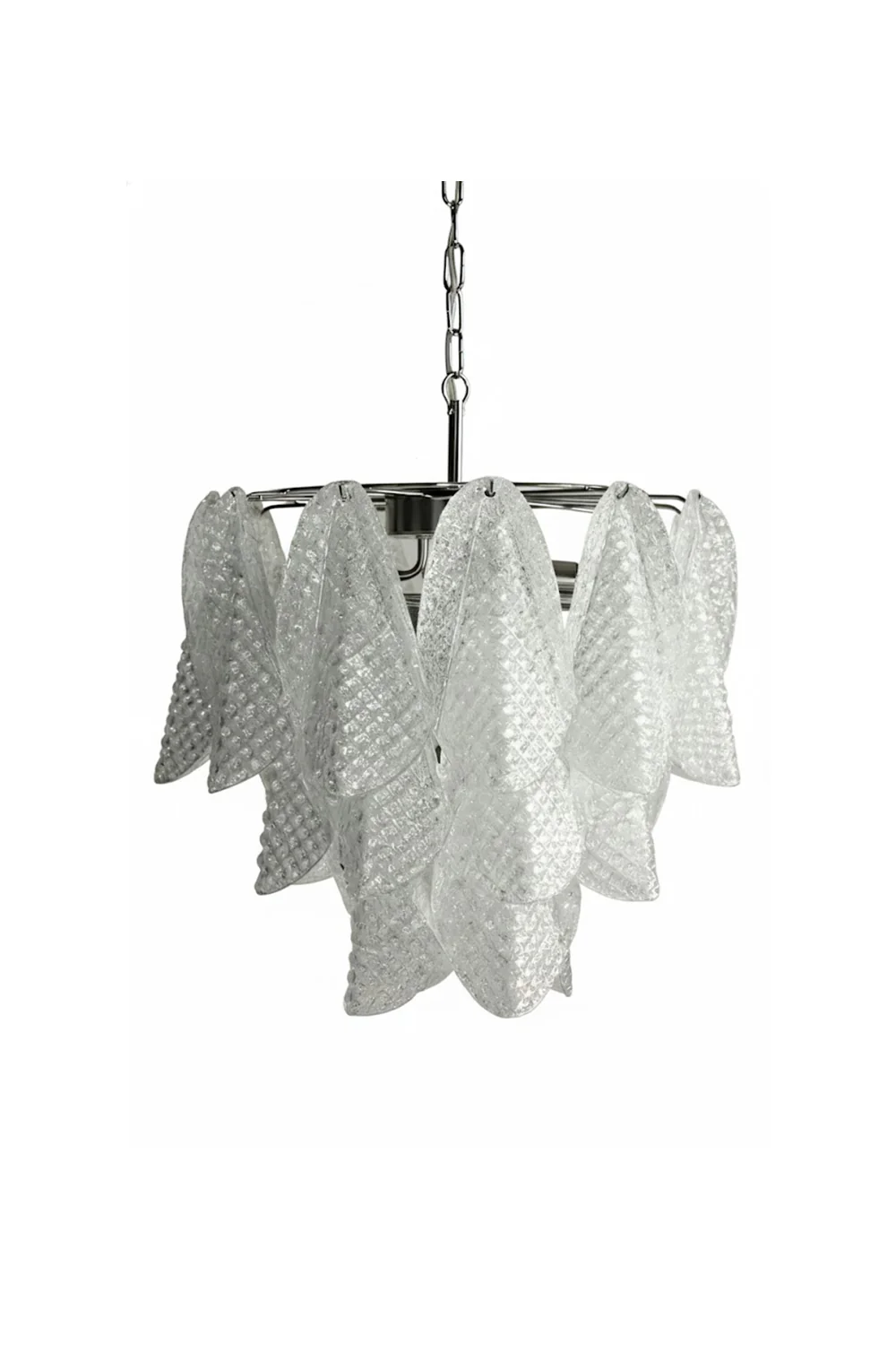 Art Glass Leaf Chandelier
