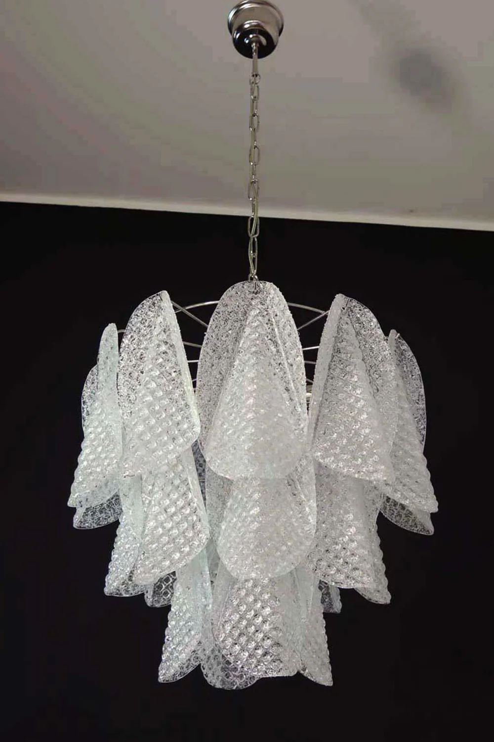 Art Glass Leaf Chandelier - Image 10