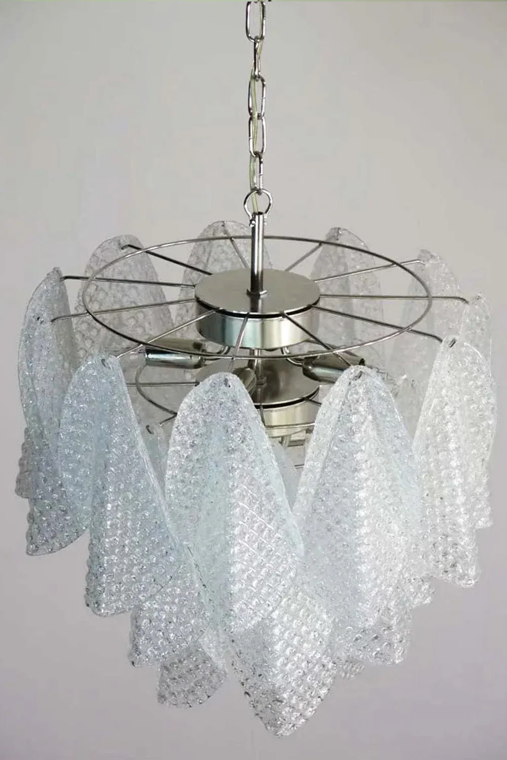 Art Glass Leaf Chandelier - Image 14