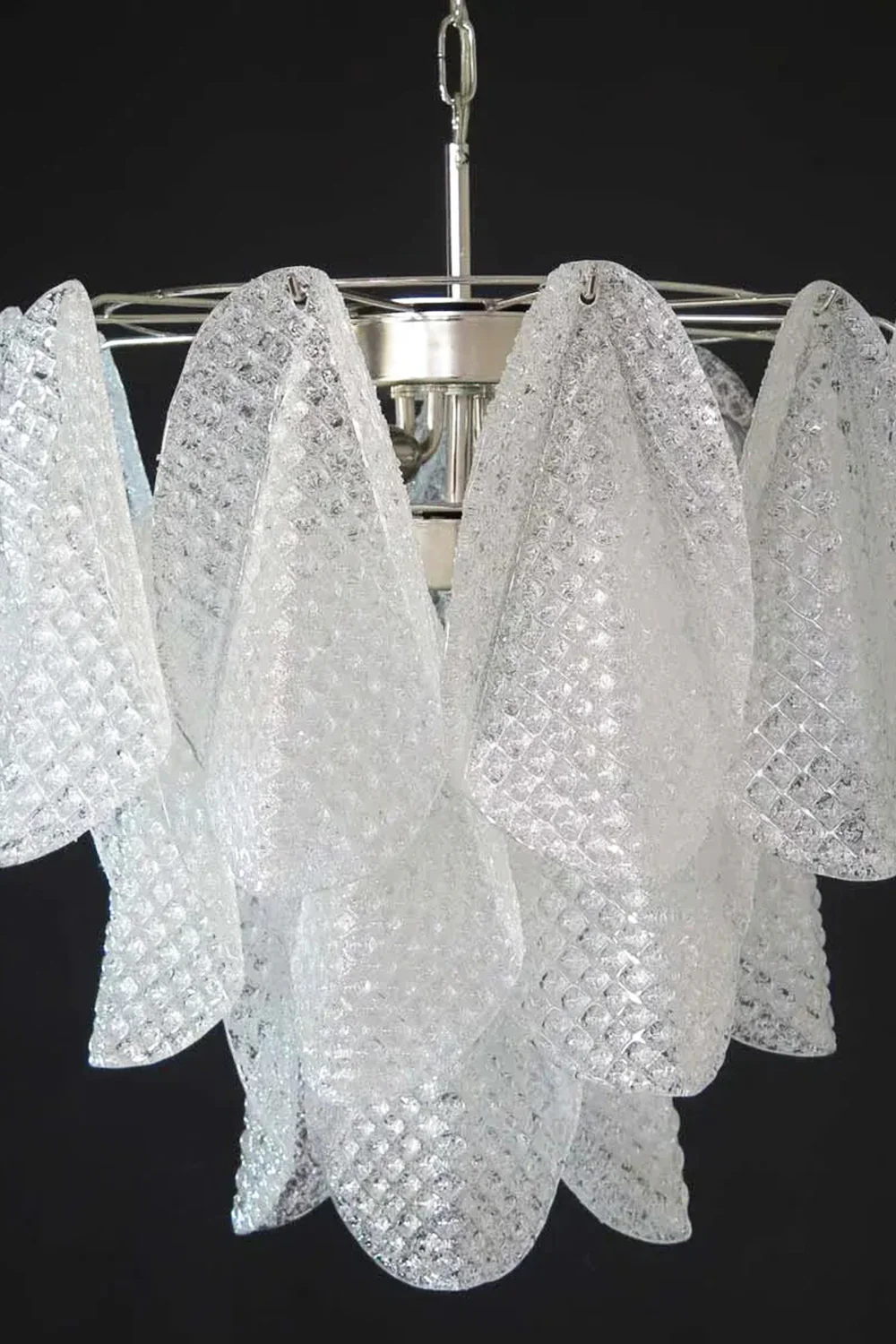 Art Glass Leaf Chandelier - Image 15