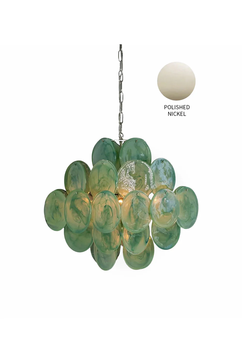 Art Green Disks Chandelier - Image 15