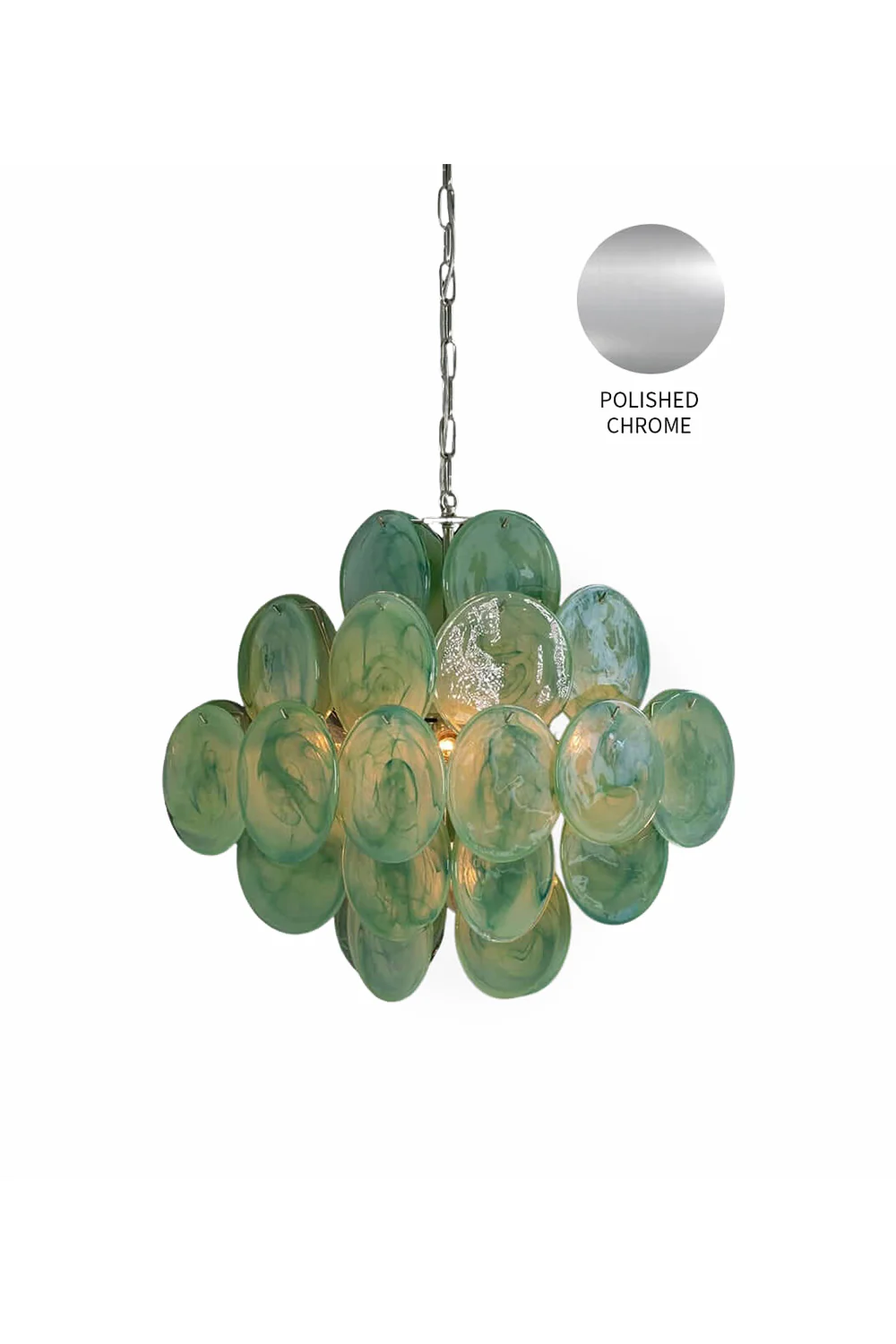 Art Green Disks Chandelier - Image 17