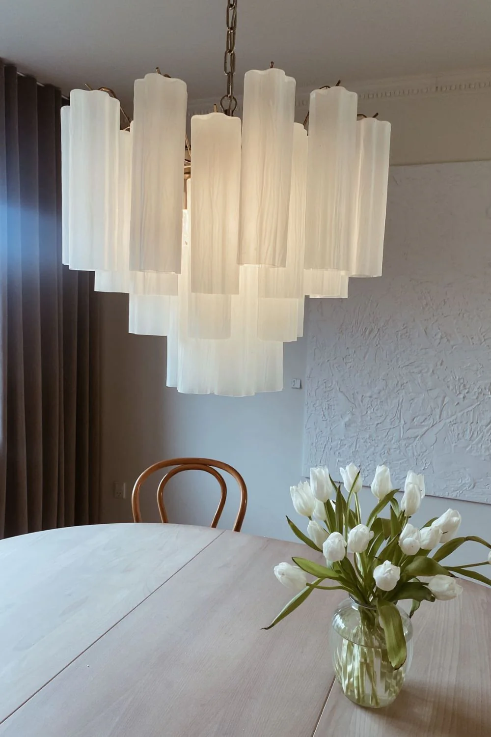 Art Opal Tube  Chandelier - 36 tubes - Image 3