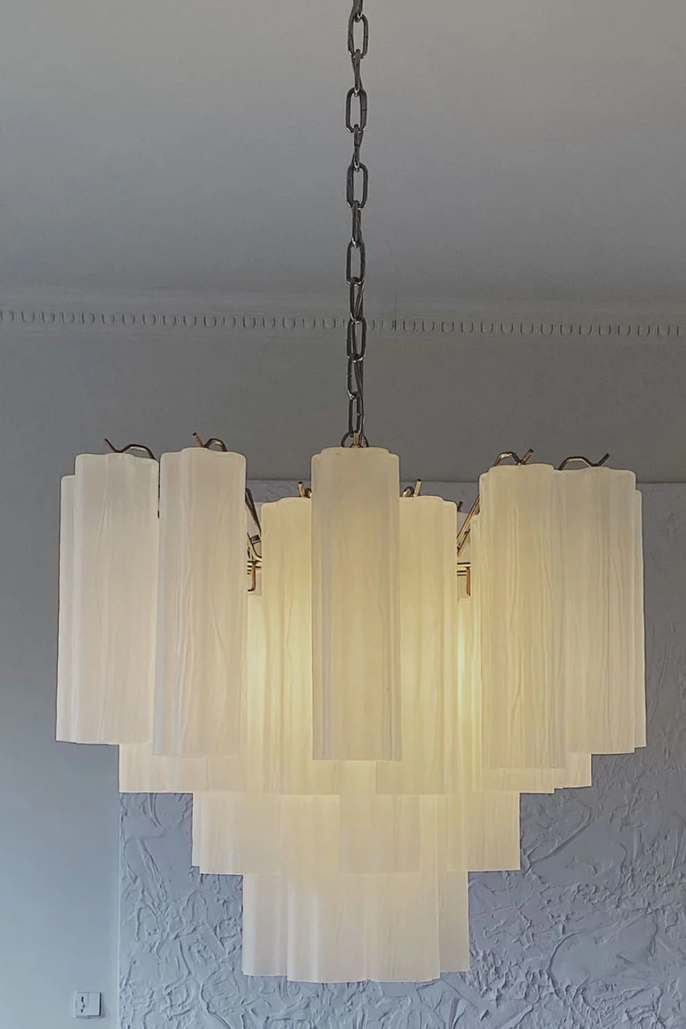 Art Opal Tube  Chandelier - 36 tubes - Image 6