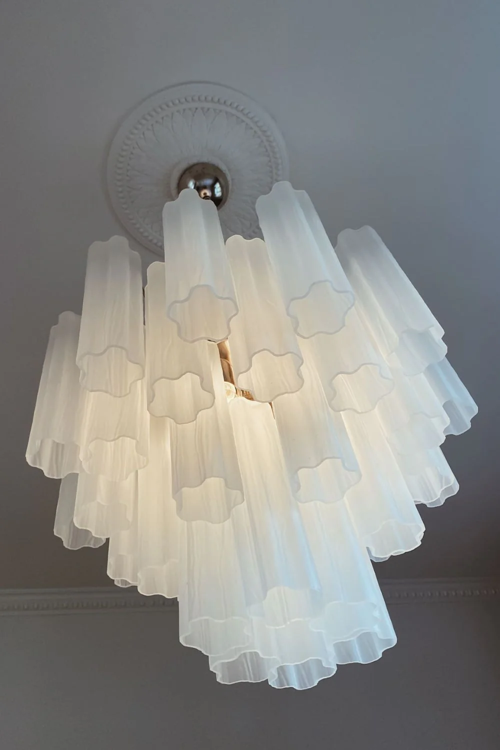 Art Opal Tube  Chandelier - 36 tubes - Image 9
