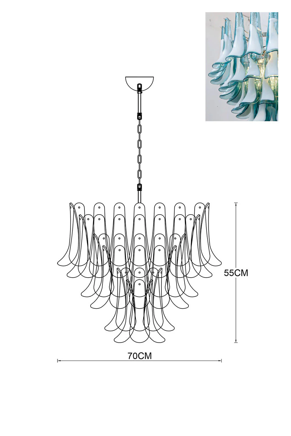Art Petals Chandelier - Image 101