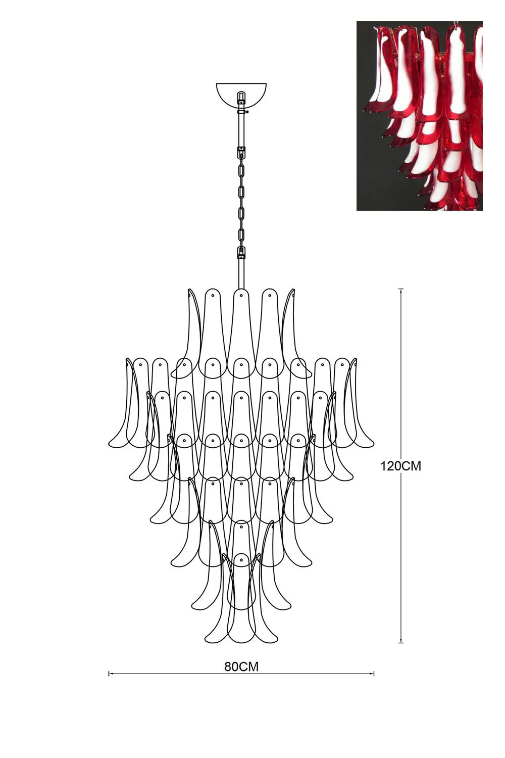 Art Petals Chandelier - Image 103