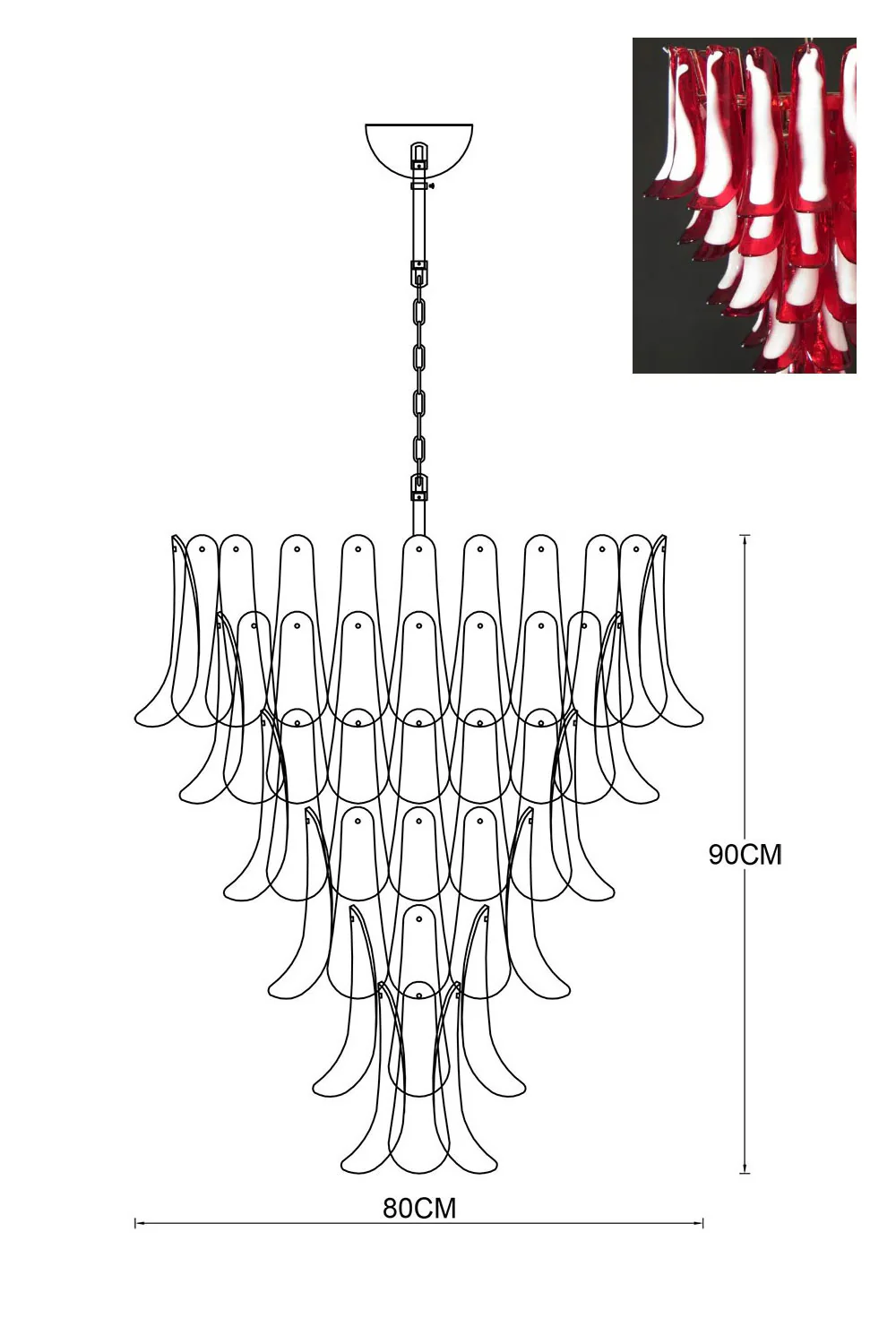 Art Petals Chandelier - Image 109