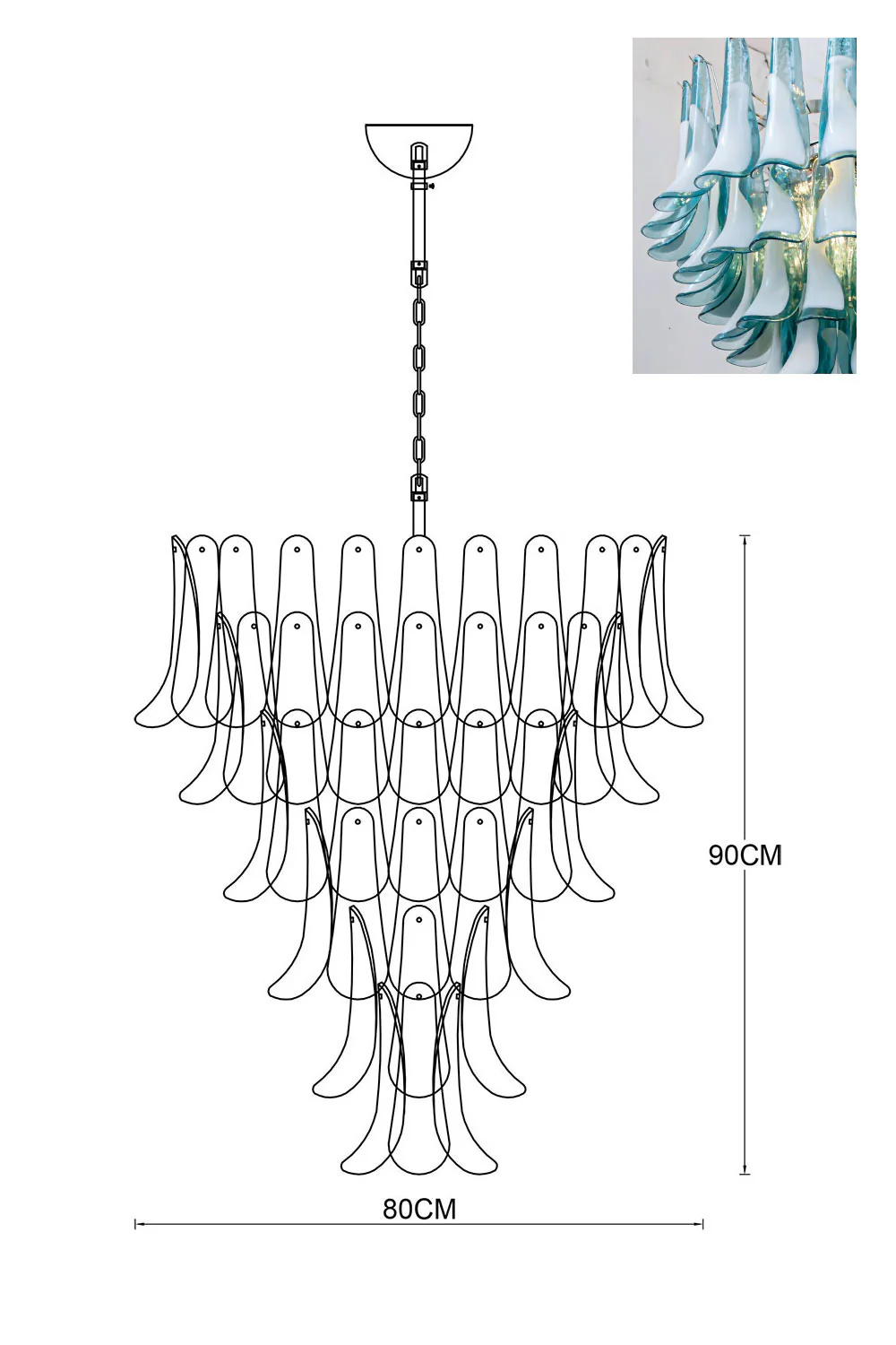 Art Petals Chandelier - Image 110