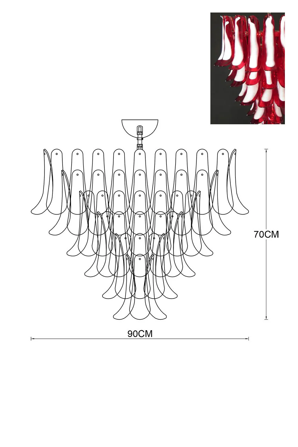 Art Petals Chandelier - Image 112